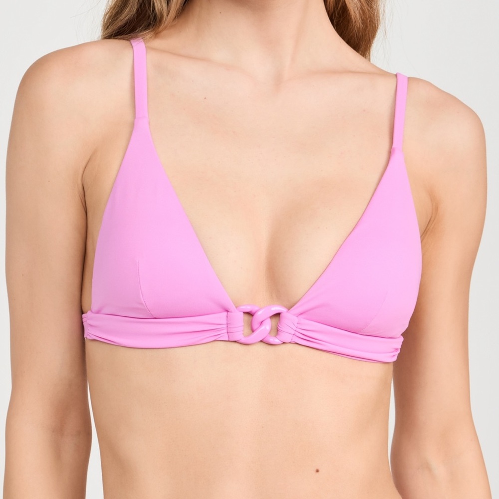 Vitamin A “Luxe Link Bralette” Bikini Top